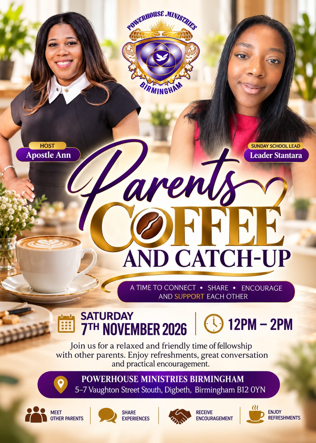 Parents Coffee and Catch-Up flyer