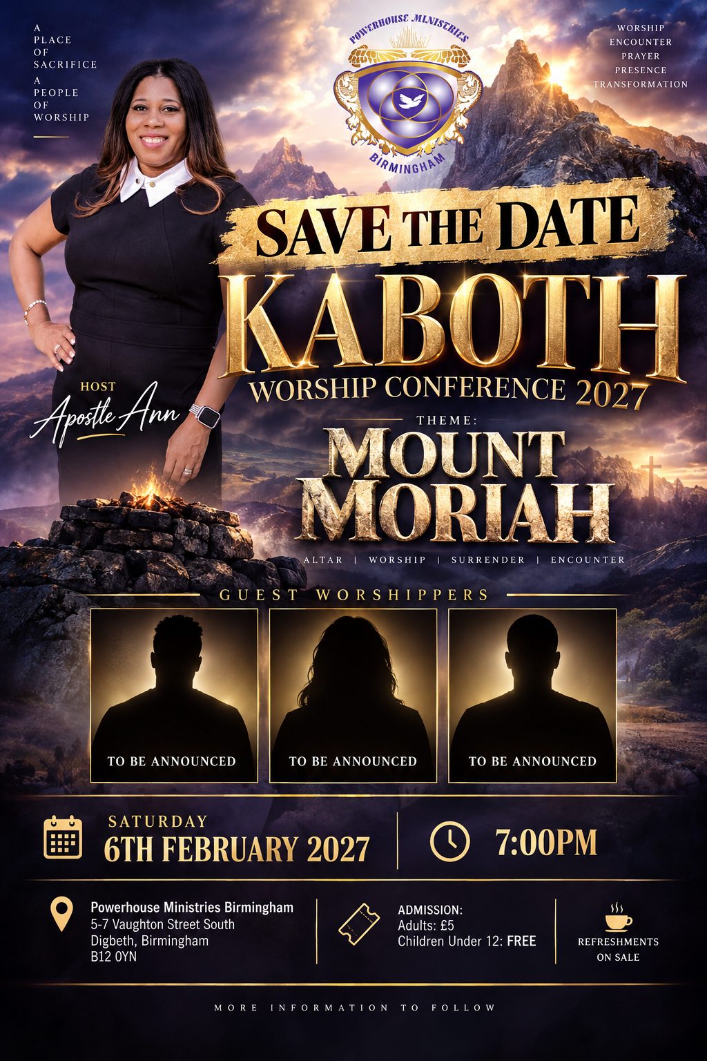 Kaboth Worship Conference 2027 flyer