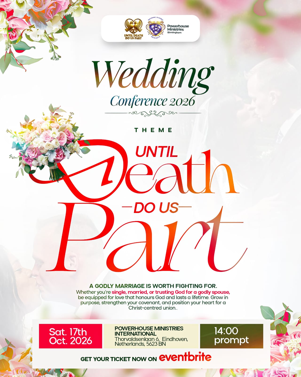 Wedding Conference 2026 – Until Death Do Us Part flyer