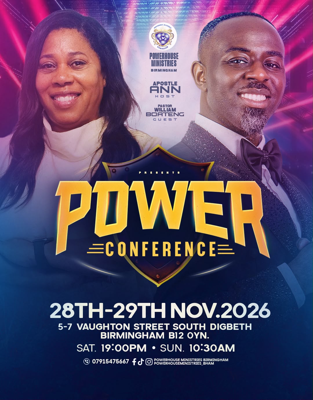 Power Conference flyer